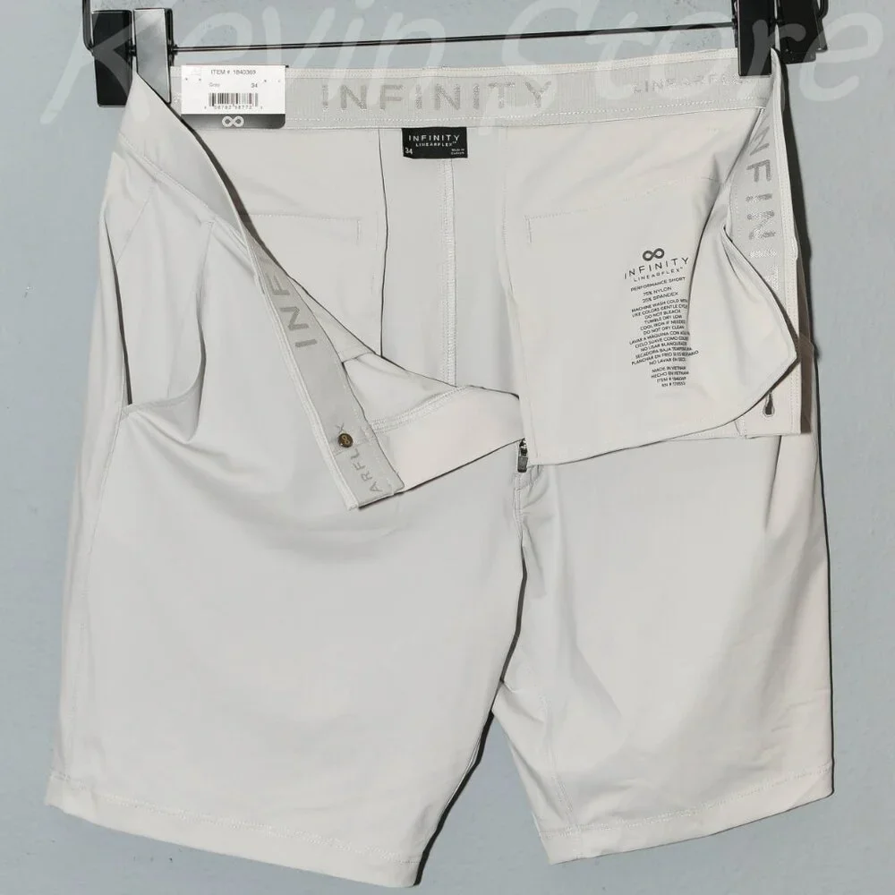 3 Pairs Blue, Gray, Tan‎  - Infinity Men's Performance Short
